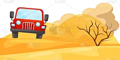 沙漠,红色,四驱车,旅途,热,手机游戏,汽车,野生动物,环境,骑