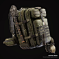 Italian Army Backpack, Davide Arena : Italian army backpack game ready asset. 
Work on this piece was very funny and is also a study of fabric texturing for real time rendering and wrinkles sculpting on this kind of objects. 
I chose the Italian army to d