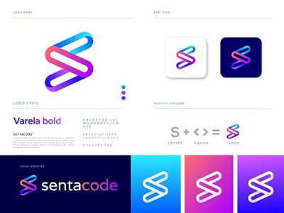 SentaCode Logo | S +...
