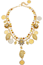 Dolce & Gabbana | 施华洛世奇水晶、镀金、镀银项链  