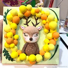 【森系粘土插画 第一课'Mr.鹿】
新一波学员作业 连鹿都成双成对了
你呢
@粘土镇的故事  @粘土镇课堂  @粘土镇  @粘土教程君  ​​​ 2广州 · 宝岗 ​​​​