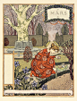 百年前的花历。Eugène Grasset