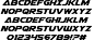 Airstrike 字形
