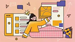 AI教程！从头绘制商业办公人物主题扁平插画