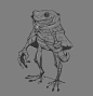 Toad, the Frog Rogue, Hing Chui : My DnD character, Toad, the one-armed frog rogue! I LOVED this build; stealth, free climbing, poison weapons, 10 foot tongue attack (plus tongue pick-pocketing), no fall damage....so much fun.