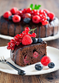 Chocolate Cake with berry #赏味期限#