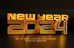 潮流3D立体2024新年龙年春节元旦艺术文字标题海报排版ps设计素材-淘宝网