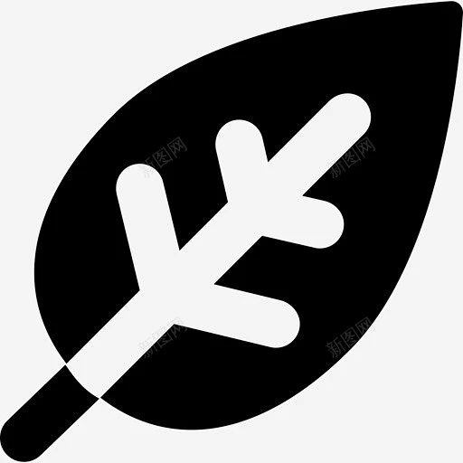 树叶大自然四季图标 平面电商 创意素材-花瓣网