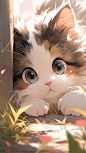 猫猫数字艺术图片-众图网