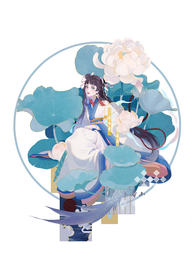 接着练习_春小__插画师作品_涂鸦王国g...