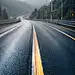 精致美丽下雨道路自然风景图片
