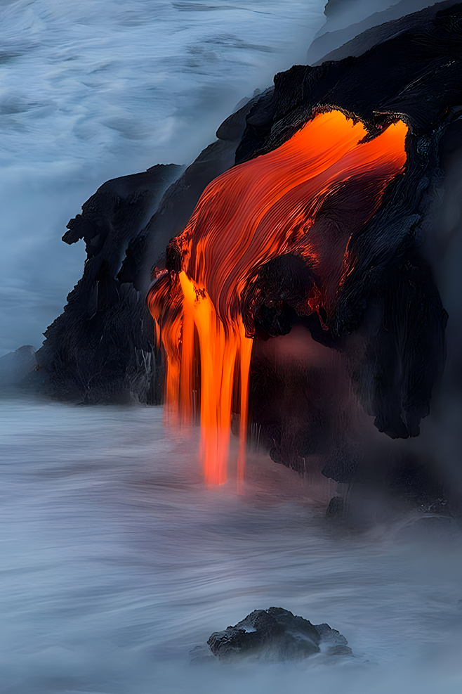 火山岩溶浆