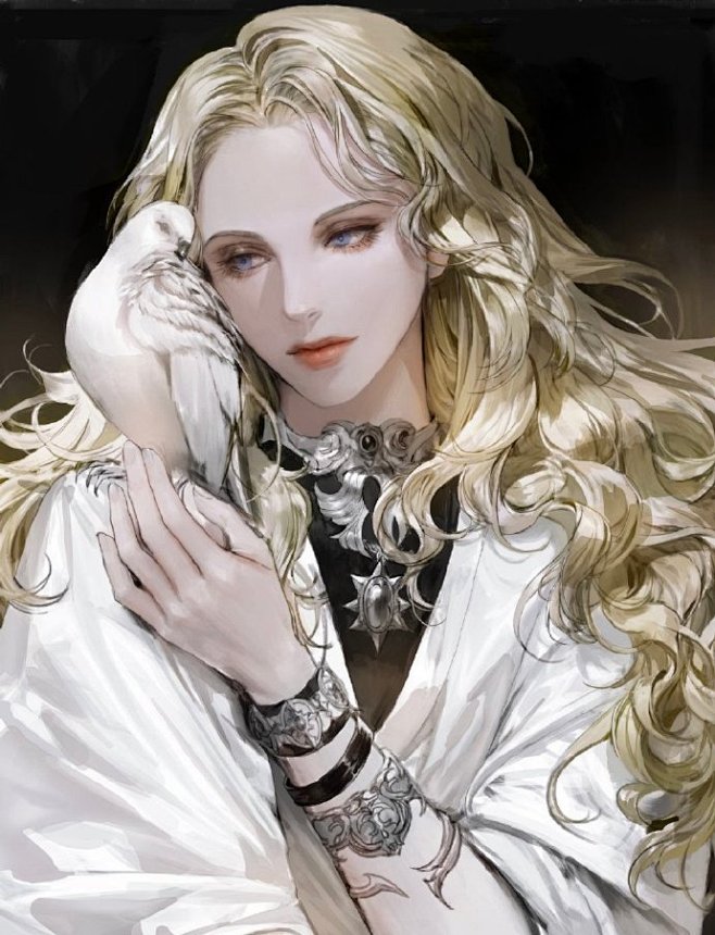 #绘画欣赏# 画师 pilyeon ​ ...