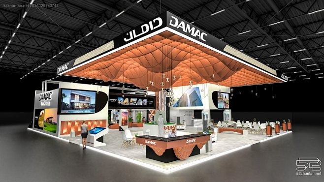 【Damac】展台设计分享 – 52展览...