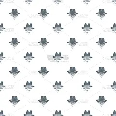 式样,帽子,潮人,小胡子,络腮胡子,头发,男人,几何形状,性格,复古