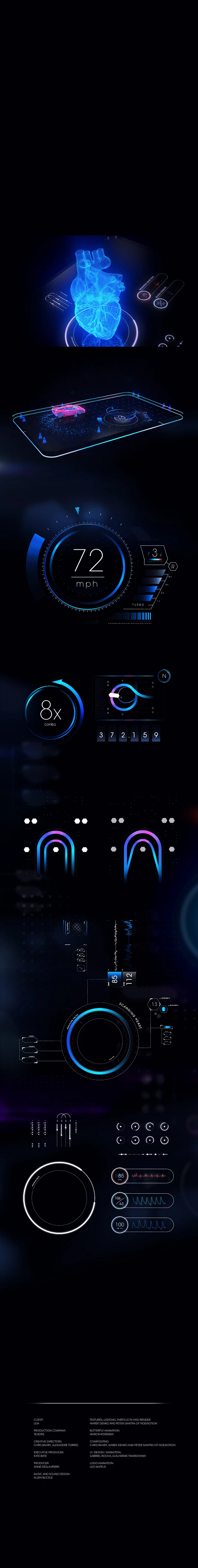 LEIA / UI DESIGN : UI Design & Animation.图片_质感科技图片素材-花瓣网