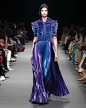 albertaferretti Vibrant pleats@milavaneeten for Alberta Ferretti Fall Winter 2022#AlbertaFerretti#FW22 #MFW