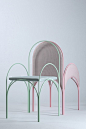 richard yasmine reflects lebanese architecture in pastel-hued furniture collection