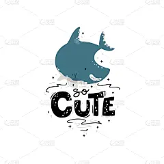 可爱的,鲨鱼,绘画插图,卡通,恶作剧,时尚,t恤,男婴,文字,矢量