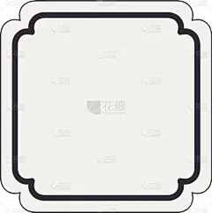 分离着色,高雅,图标,边框,华丽的,请柬,计划书,几何形状,婚礼,模板