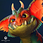 Little Dragon, ArtVostok studio : Hey everyone! We'd like to show that cute little dragon made by our team!