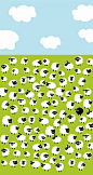 简约清新 绿色自然 海报 羊 祝福 2015 祝福 壁纸 小清新 背景 过年辣 插画，照片 萌萌哒