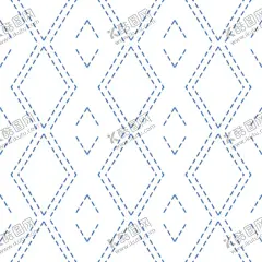 数码印花 【酷图网】数码印花,大牌,手绘花,童装,线条,虚线,几何