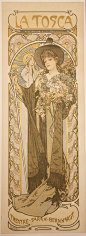 慕夏（mucha）——《托斯卡》1899 ​