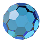 kaleidoscope abstract 3d shape