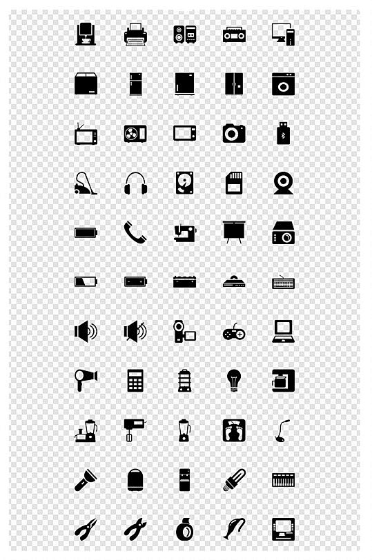 电子设备图标icon全-众图网