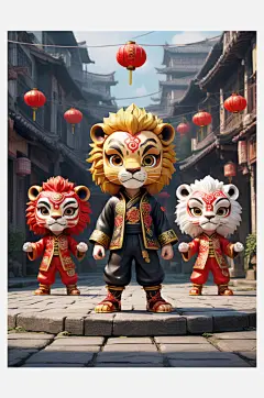 数字艺术盲盒设计盲盒雕塑动漫i人物-众图网