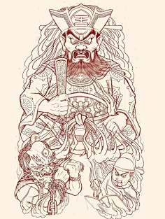 黑白无常阎王钟馗