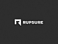Rupsure Logo Design. Message + R message black r mark ikon design icon branding brand logo
