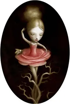 意大利女插画师Nicoletta Ceccoli诡异女孩插画作品欣赏