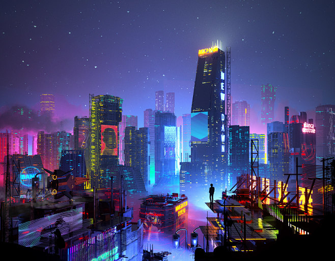 Scifi city-3D场景/科幻城市...