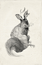 来自墨尔本的插画家  Rovina Cai  ，他在自我介绍中说画面的灵感通常来自神话故事和哥特式童话小说，这些故事令他产生共鸣。所以时常沉迷阅读旧书。 ​​​​