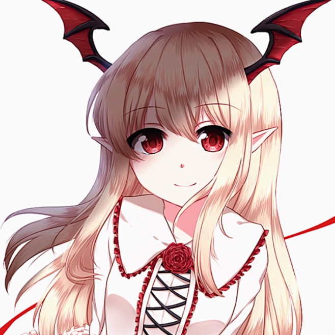 动漫女生头像鹿角女生头像