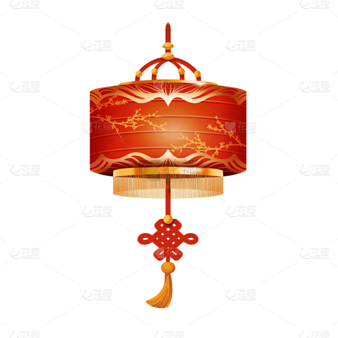 中国风喜庆新春红色灯笼新年元素1