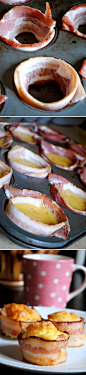 Mini Bacon Egg Cups