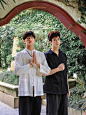 【拍五十组男生写真⑧】黑白双生子✨新中式国风