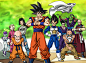 TEAM UNIVERSE 07 - COLORS DRAGON BALL SUPER by IndominusFreezer