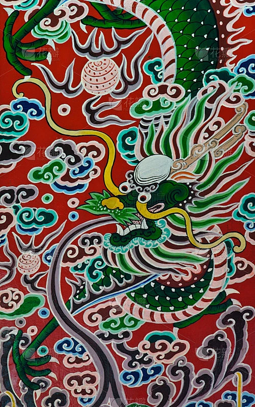 中国龙的画素材-花瓣网