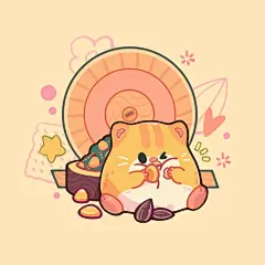 画一只小仓鼠 - 小红书