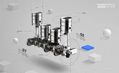 无人机科技工业科技产品设计模型作品海报 (2)