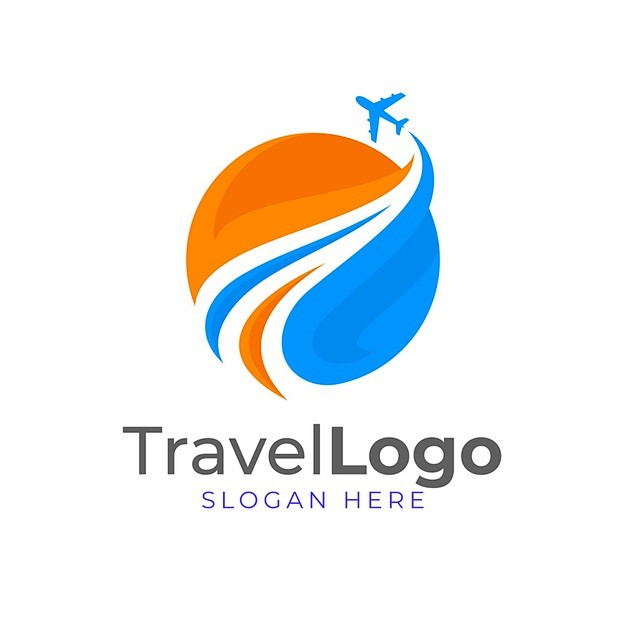 旅游，飞机logo标志矢量图素材
