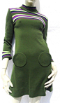 space age design dress by Pierre Cardin for Bonwit Teller