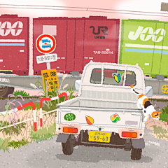 Dru_Z采集到有色插画-插画素材