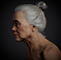 Portrait of an old lady
