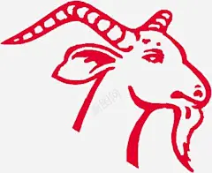 羊高清素材 手绘 红色 羊头 免抠png 设计图片 免费下载