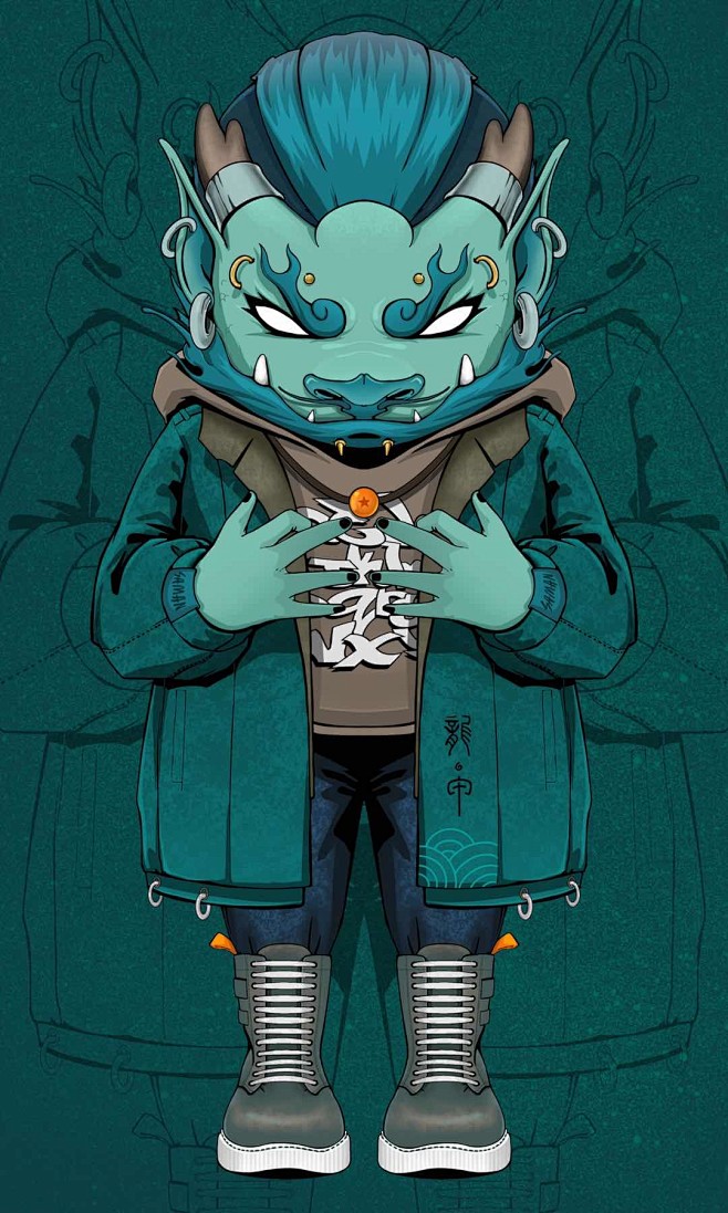 十二生肖原创插画